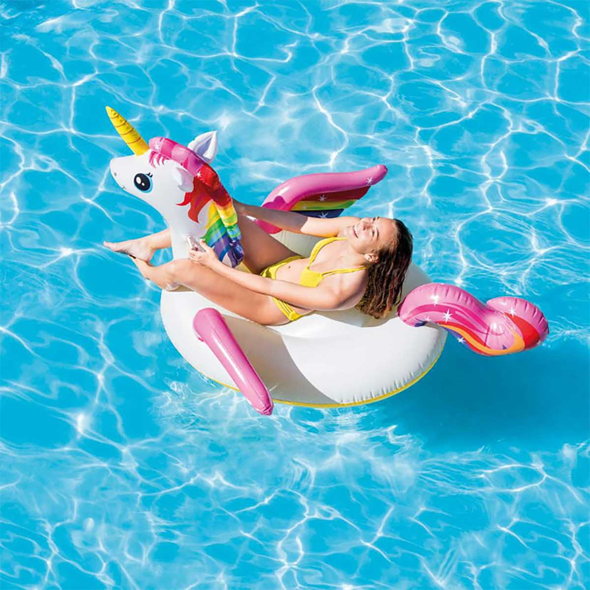 Unic&oacute;rnio insufl&aacute;vel c.201 x l.140