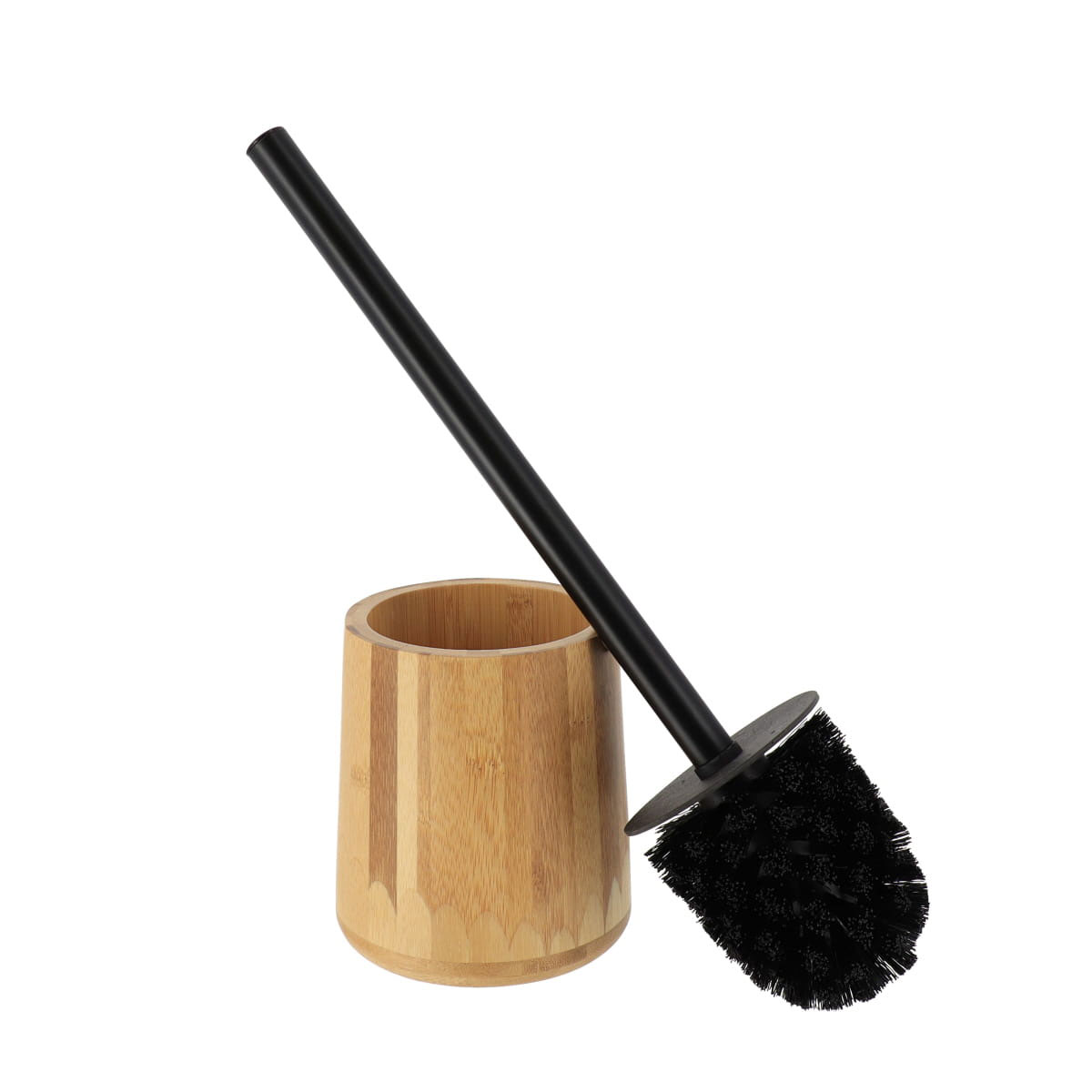 Escova WC Redonda Em Bambu