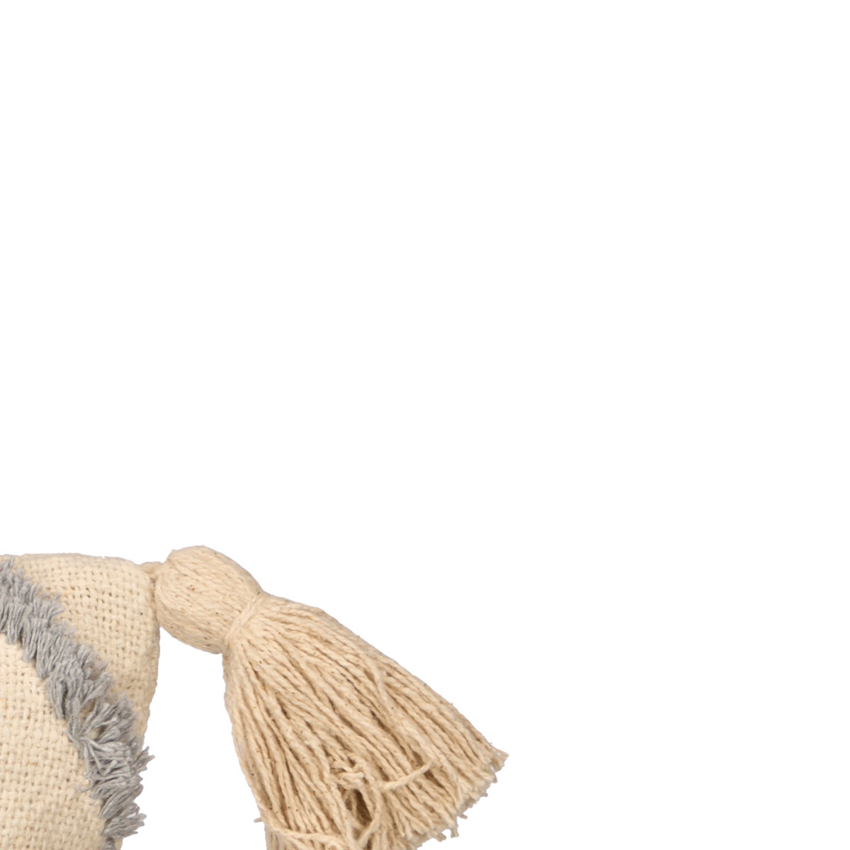 Almofada com riscas cinza 45x45cm