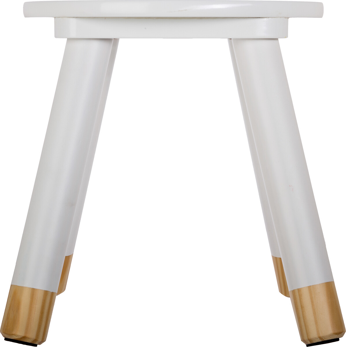 Tamborete DOUCEUR branco 26,5x24x24cm
