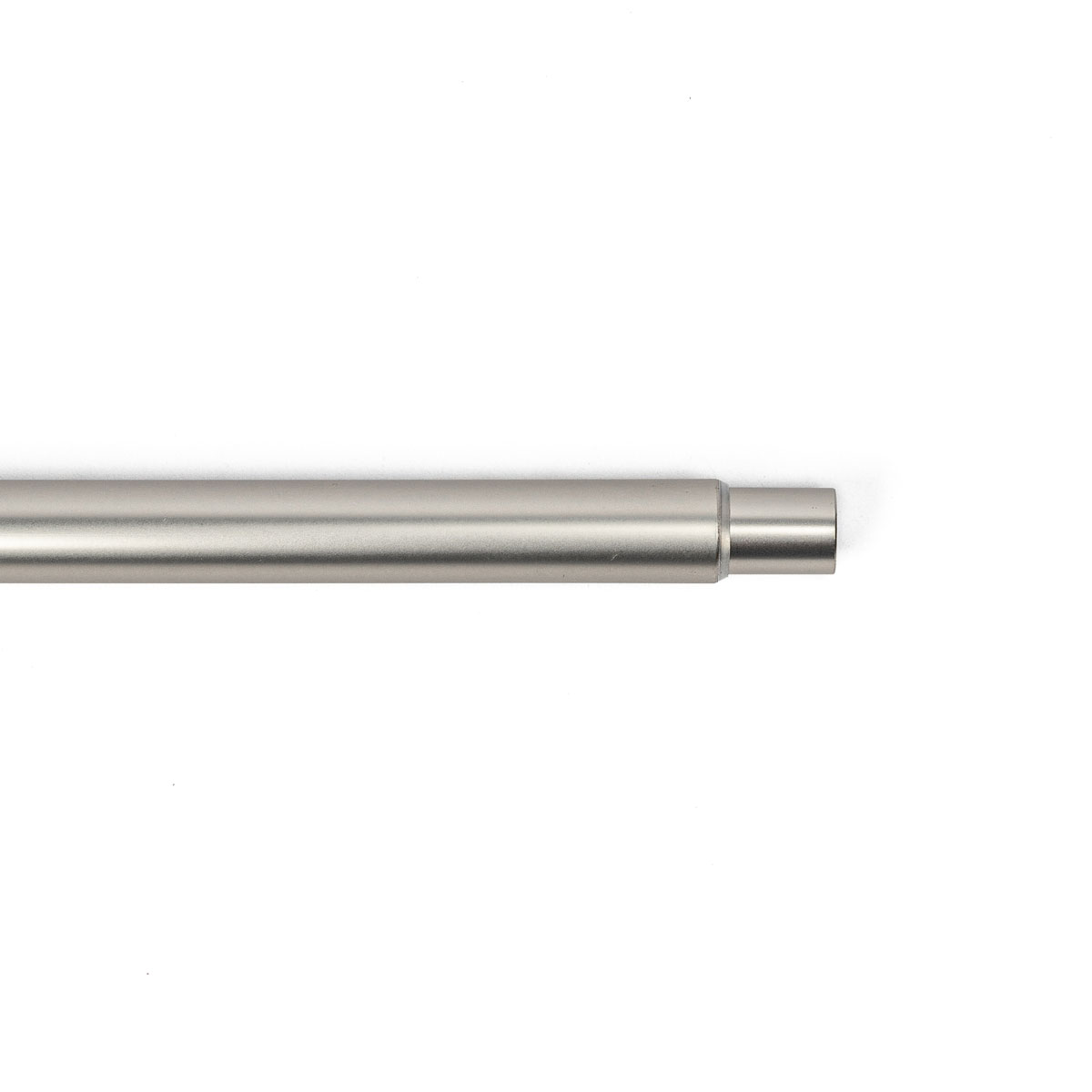 Tubo de ferro forjado extens&iacute;vel prateado fosco 185-350cm