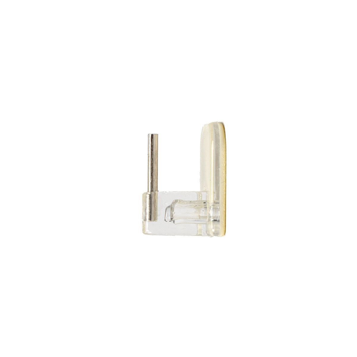 Conjunto de 4 suportes adesivos transparentes