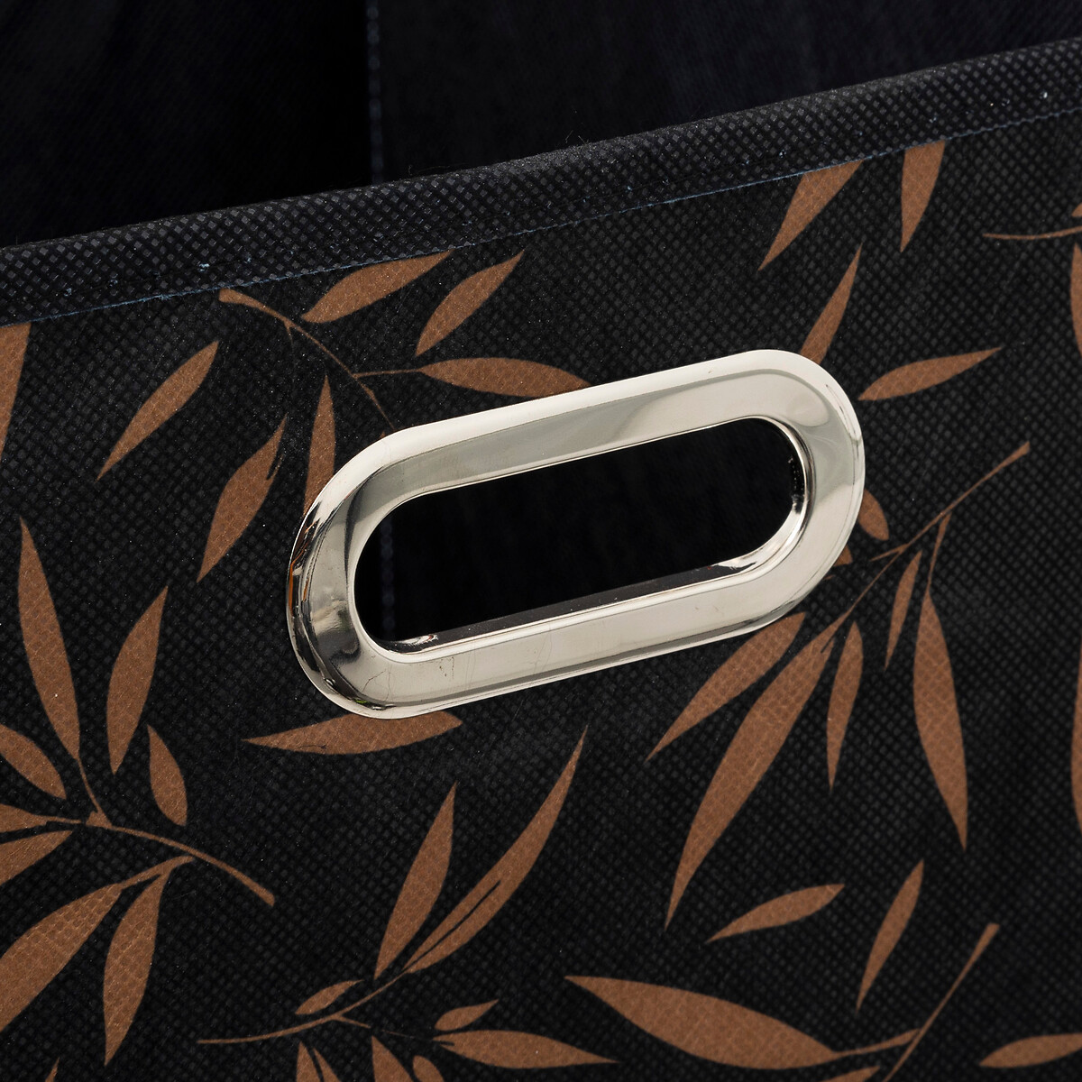 Caixa De Arruma&ccedil;&atilde;o Preta Casual 31x31cm