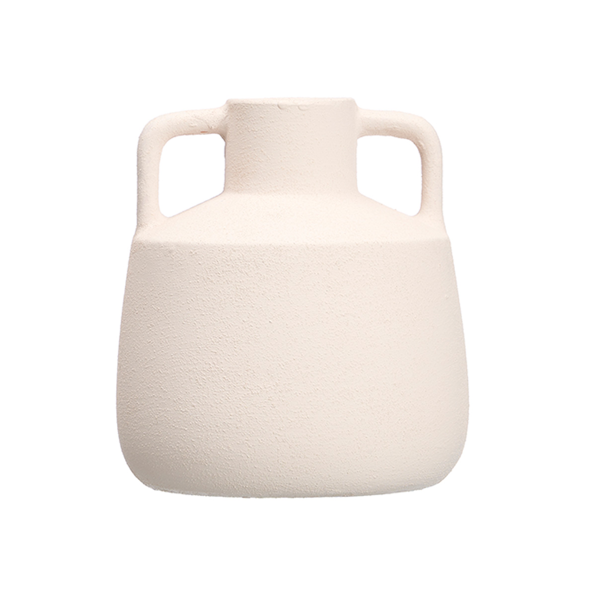 Jarra branca em cer&acirc;mica 17cm