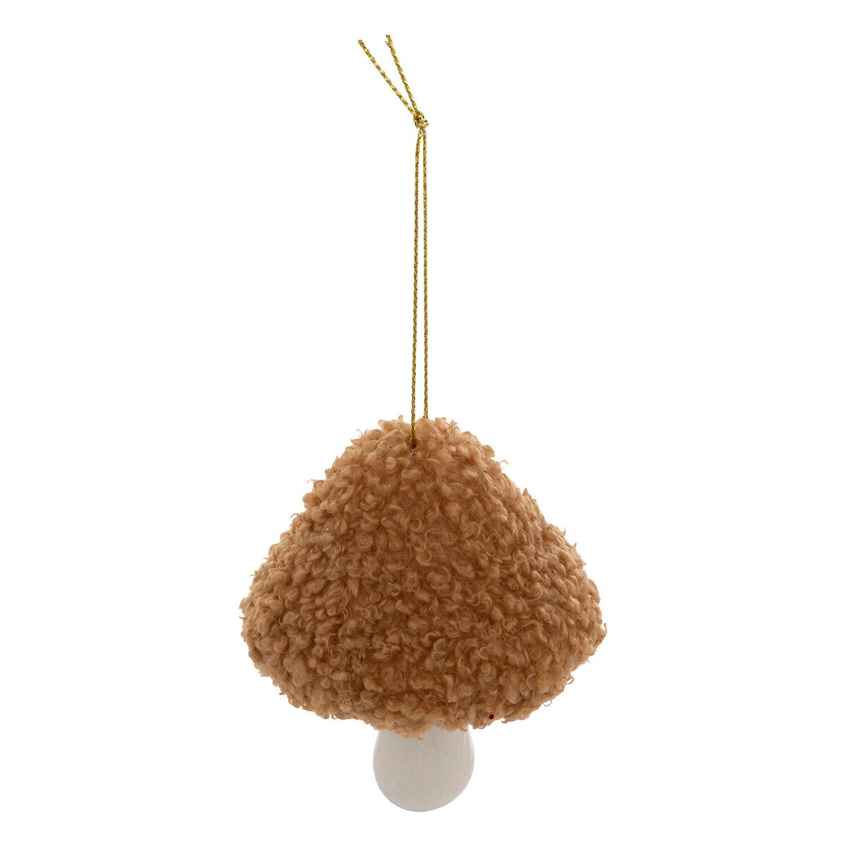 Conjunto de 2 pendurantes cogumelo bouclee,  Conjunto de 2 pendurantes cogumelo bouclee