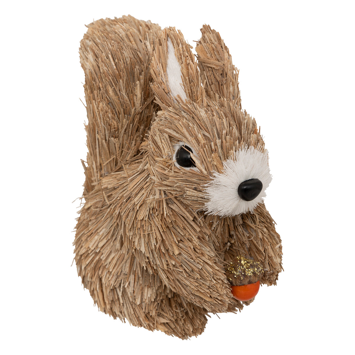 Figura de esquilo com baga 12cm