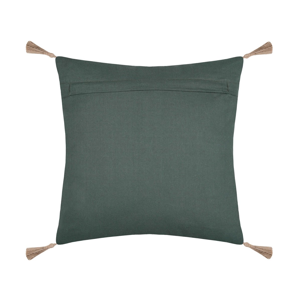 Almofada BOTANYS cru em algod&atilde;o 40x40cm