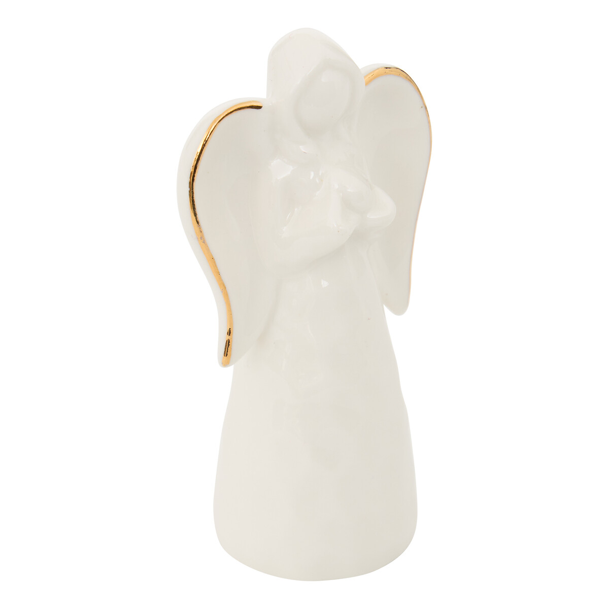 Figura Anjo em cer&acirc;mica 10cm