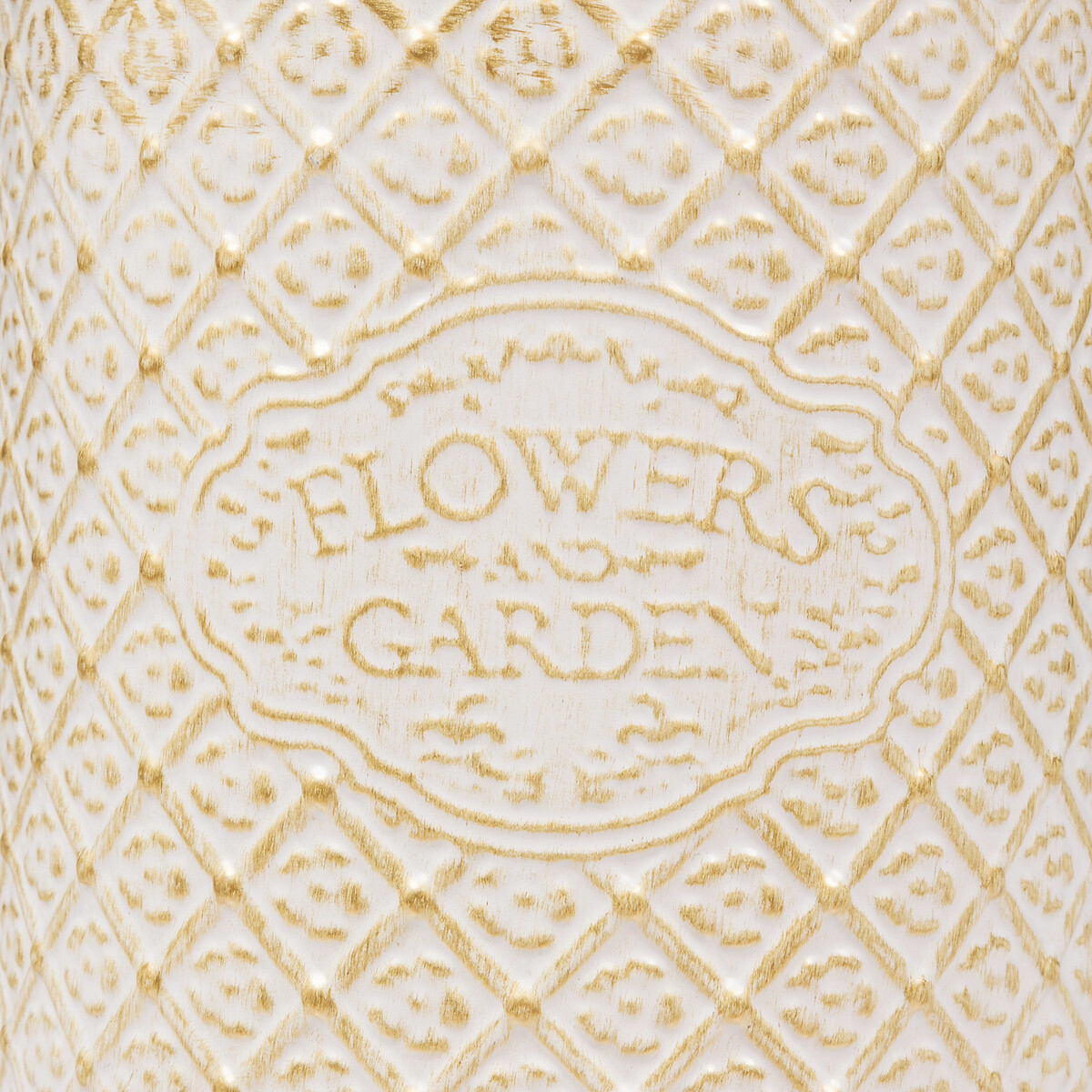 Jarra TINO em metal branco 31,5cm