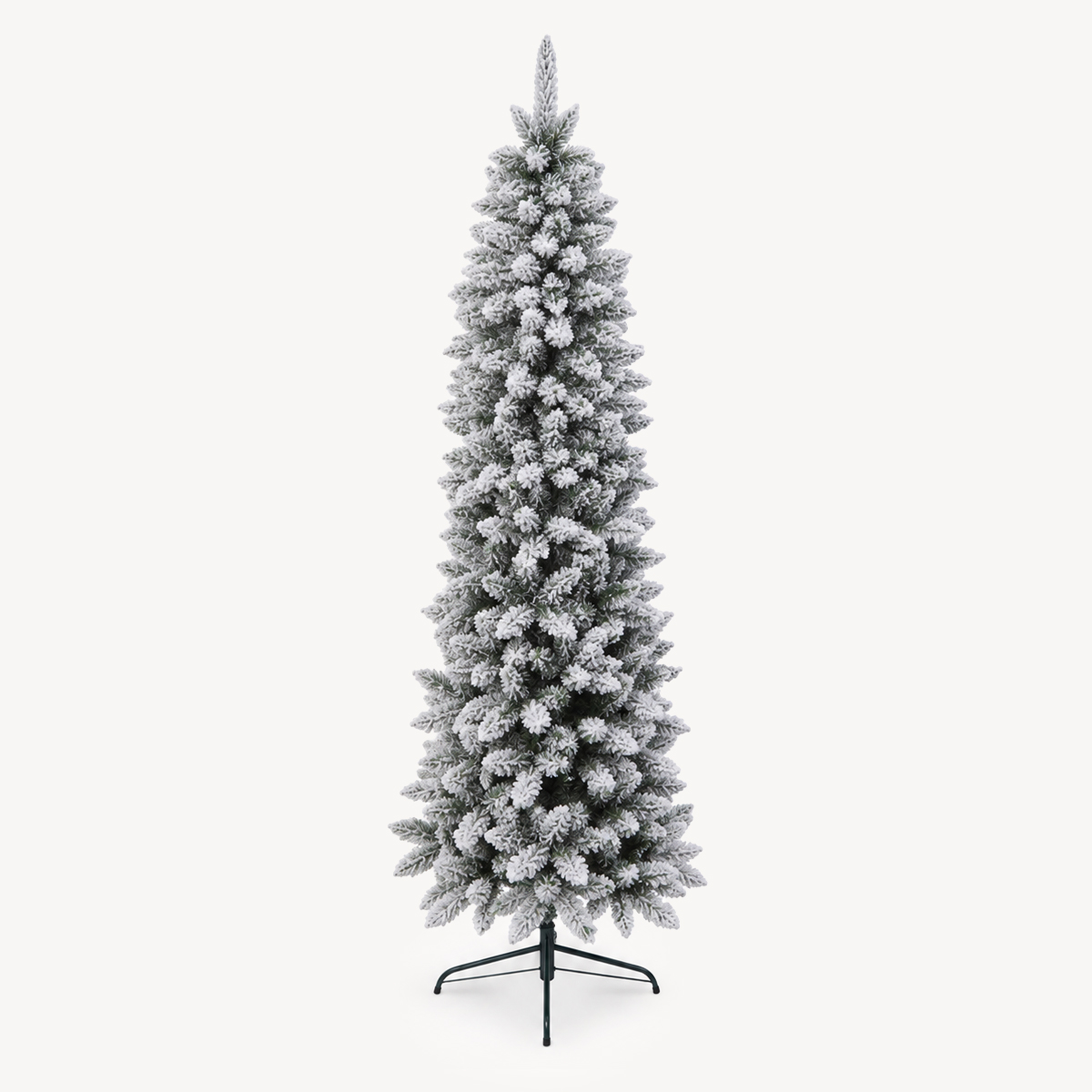 &Aacute;rvore de natal VERTICA verde com neve 210cm