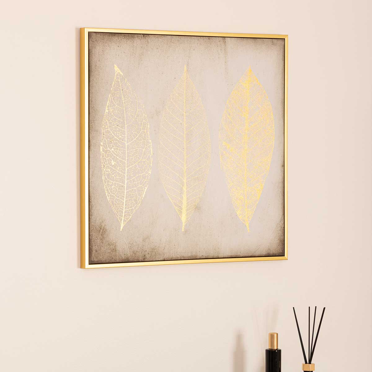 Quadro decorativo folhas