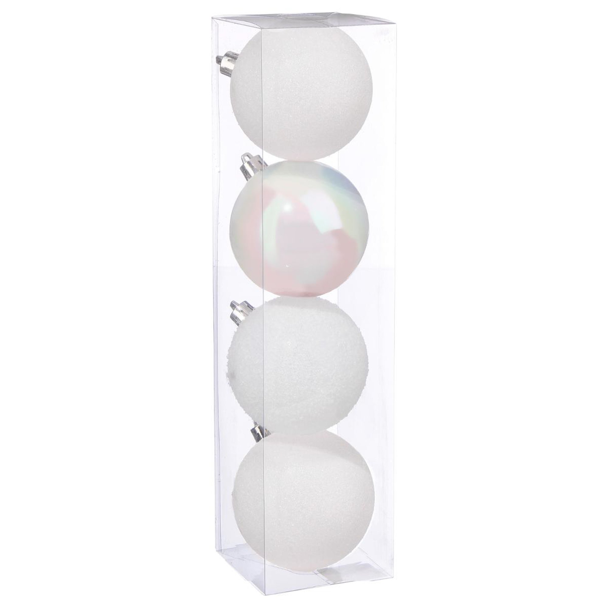 Conjunto de 4 bolas brancas