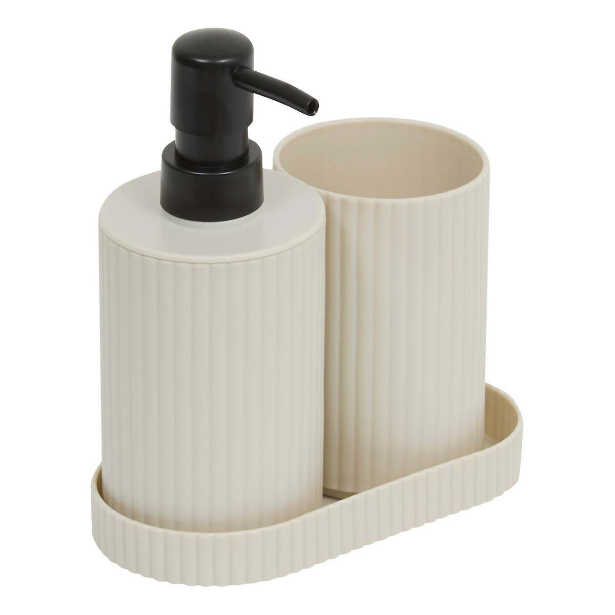 Conjunto de 3 pe&ccedil;as wc ESSENTIELS bege