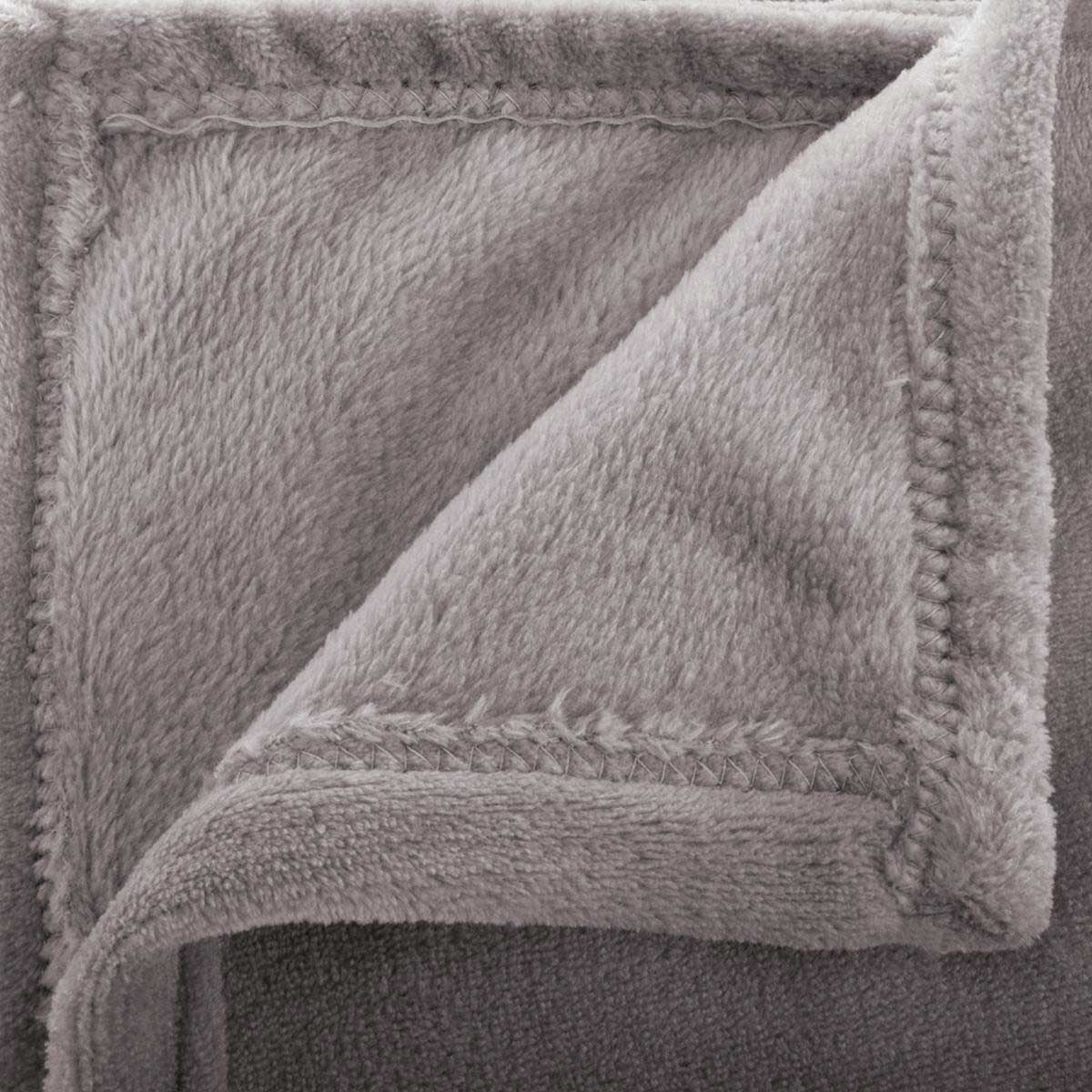 Manta CORALINA cinza 180x230cm