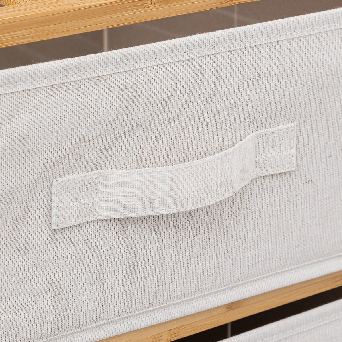 Móvel wc TIDY BOX em bambu com 3 gavetas