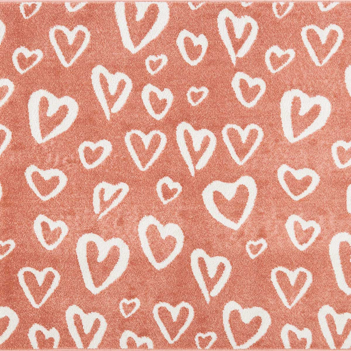 Tapete GIO coração BLUSH 133x190cm,  Tapete GIO coração BLUSH 133x190cm