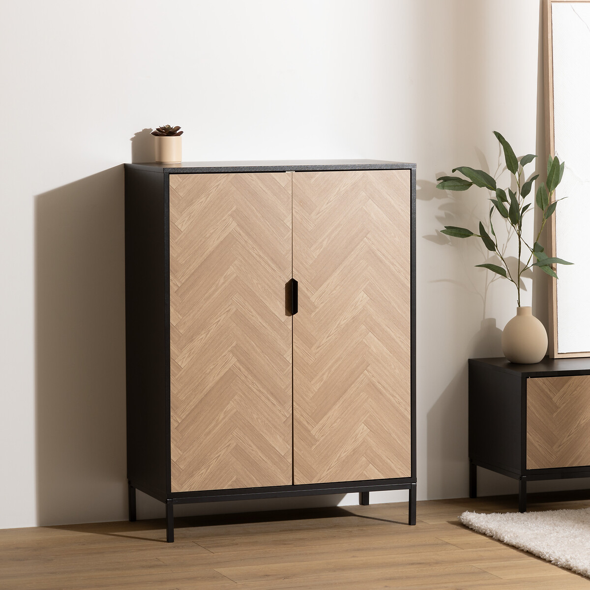 Estante CHEVRONS preto