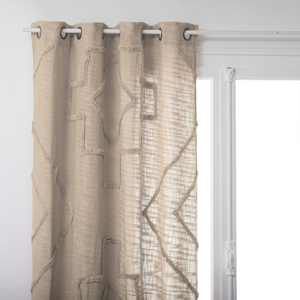 Cortina TUFT INCA marfim 130x260cm