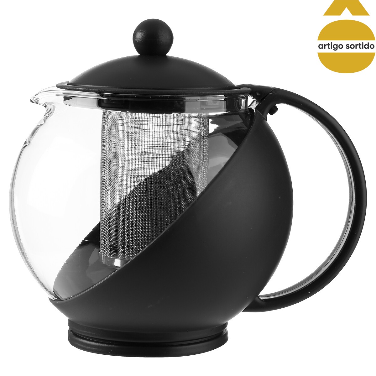 Chaleira de vidro 1,25l