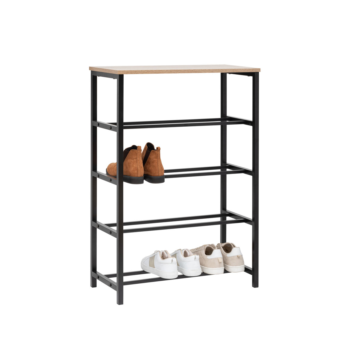 Sapateira ALIAJ com 4 níveis e prateleira