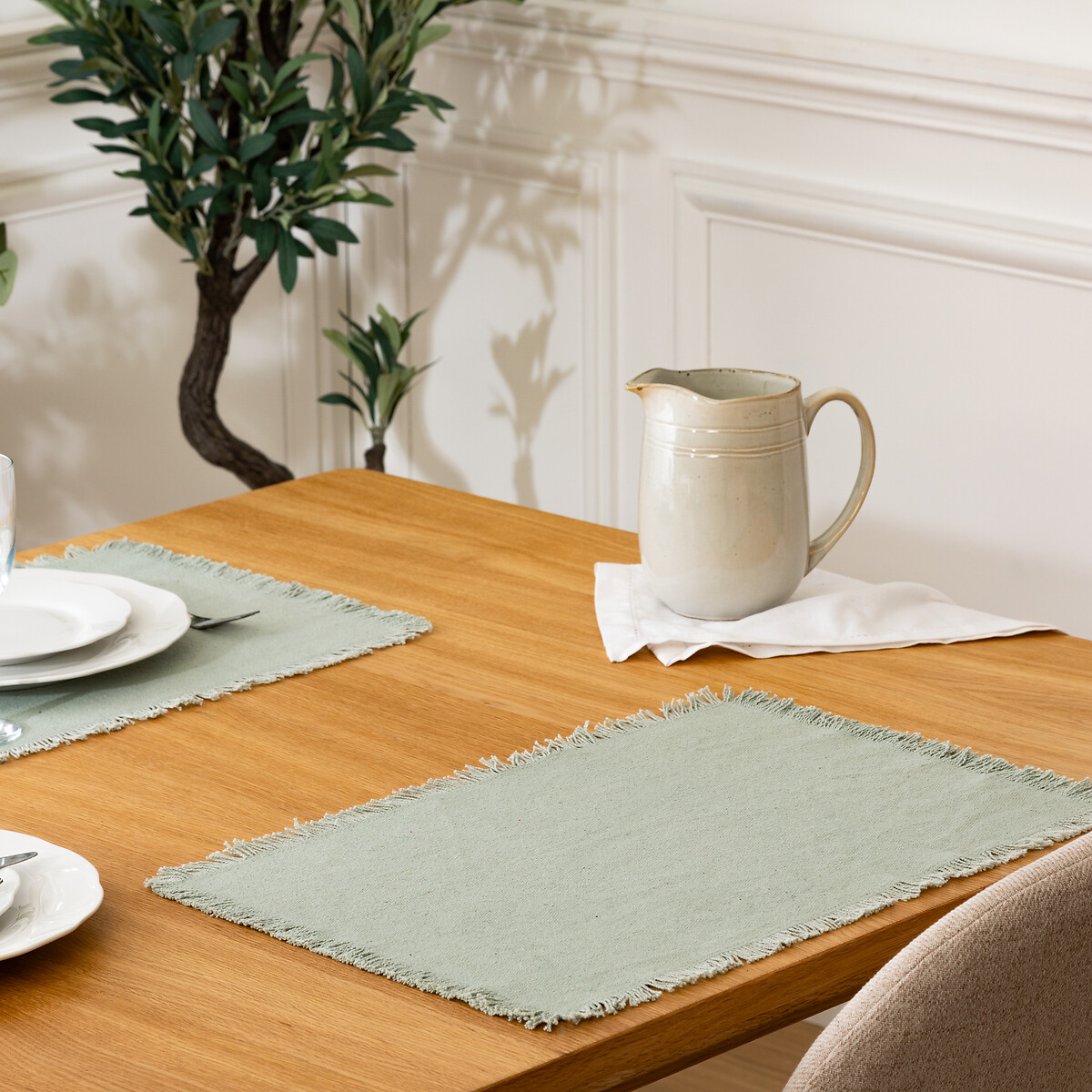 Individual de mesa MAHA cinza 30x45cm