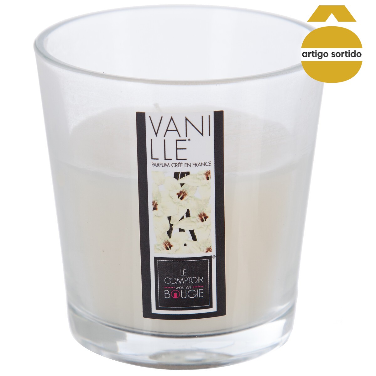 Vela em copo de vidro 90g