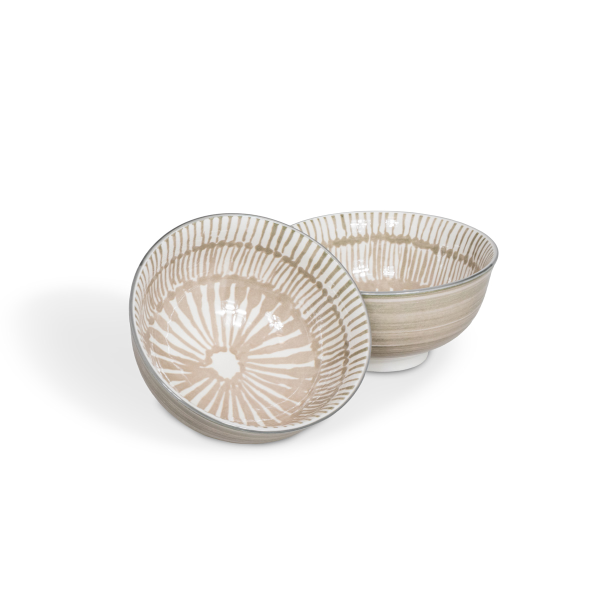 Tigela ALIVE cinza de cerâmica 15,5cm