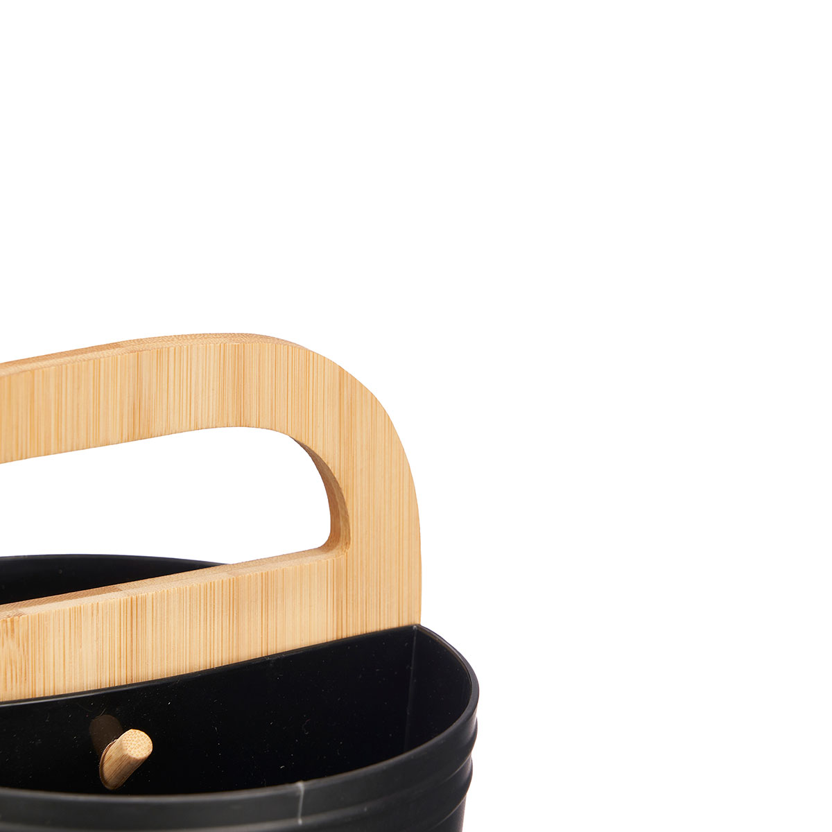 Porta Utens&iacute;lios Duplo Preto