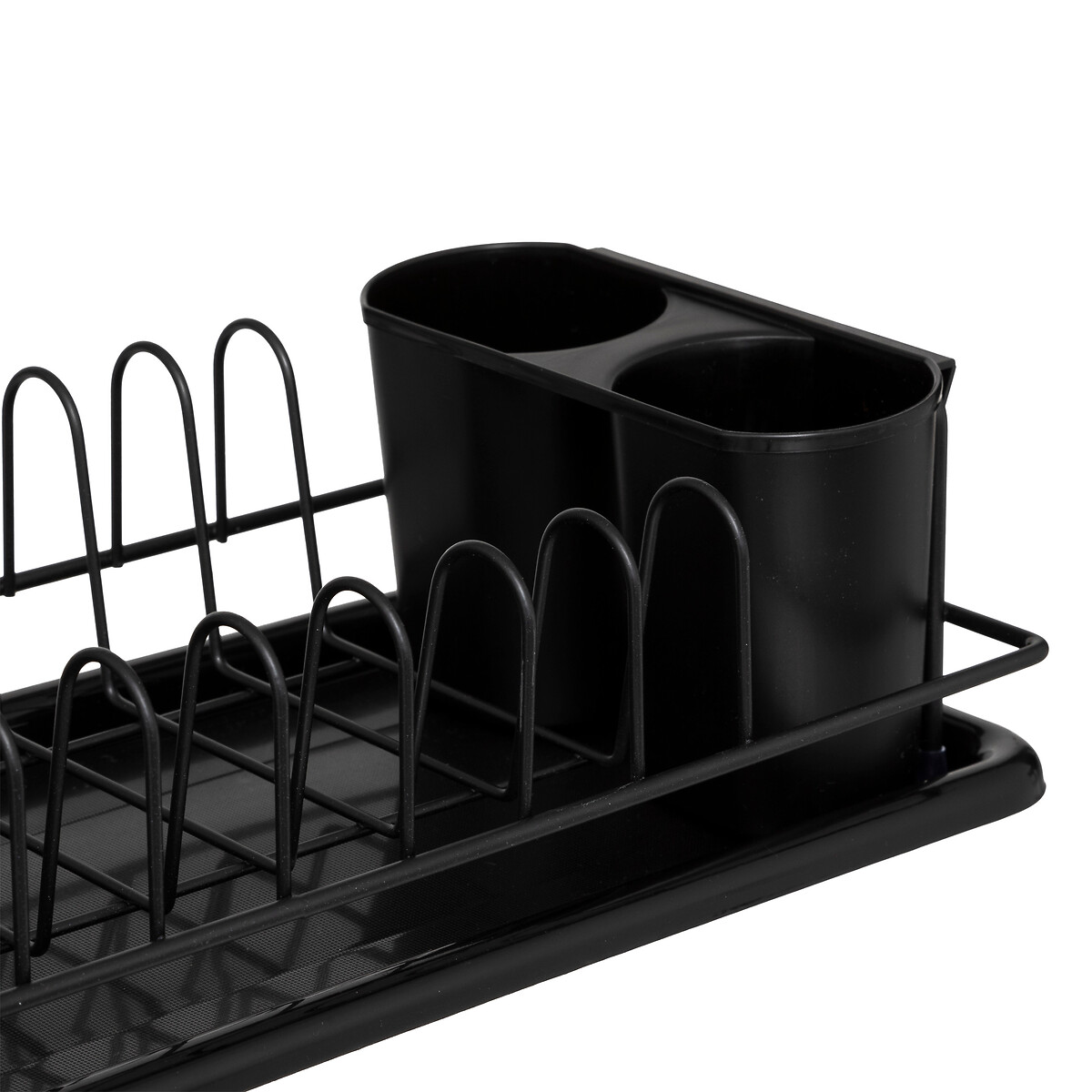Escorredor de 1 n&iacute;vel BLACK EDITION preto em metal