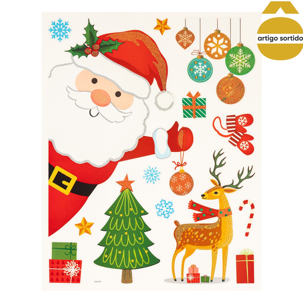 Autocolantes figura natalícia