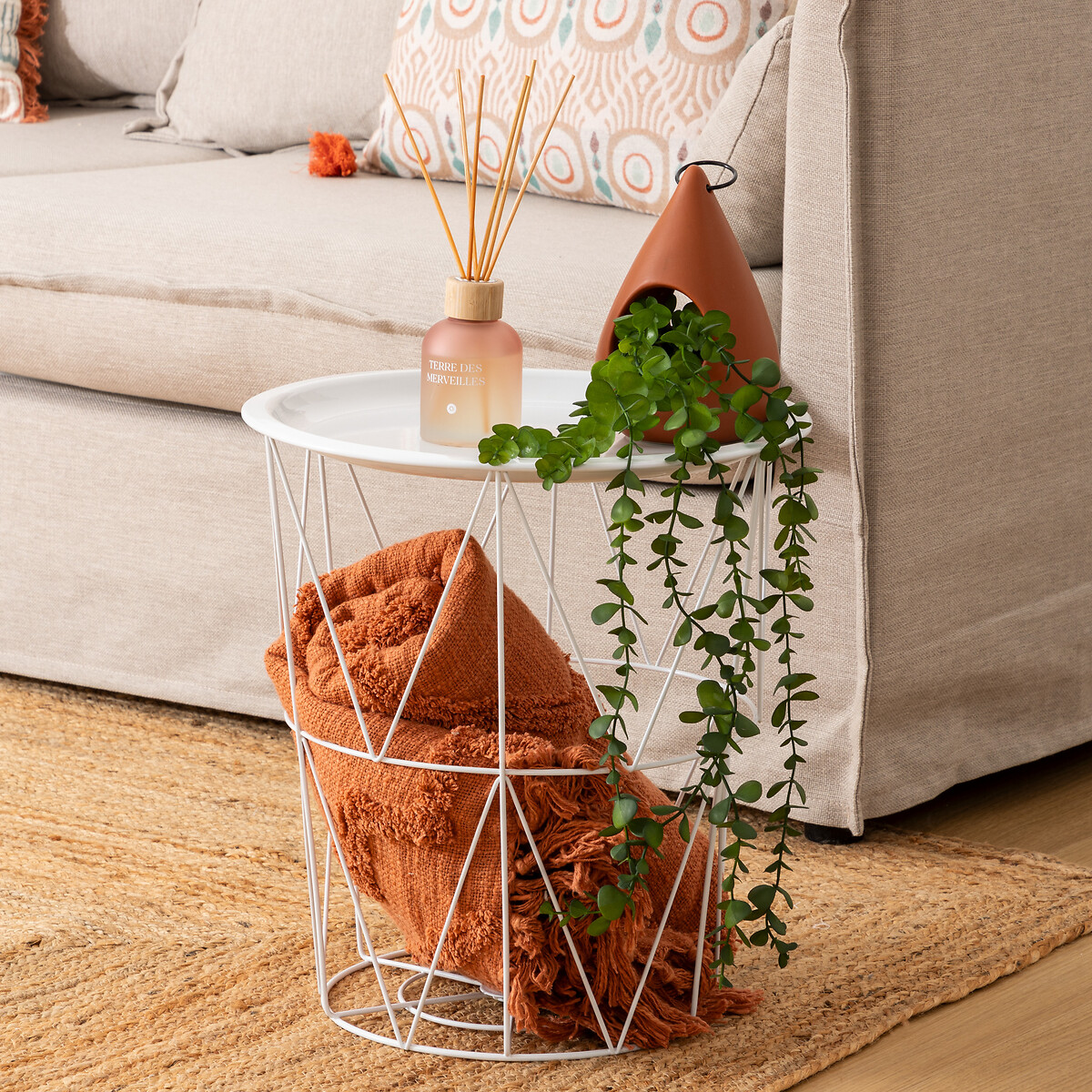 Mesa de apoio KUMI branca