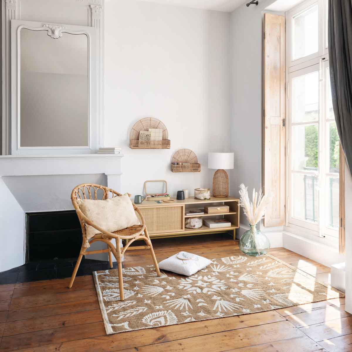 M&oacute;vel tv com 1 porta LE COLLECTIONNEUR bege 140cm