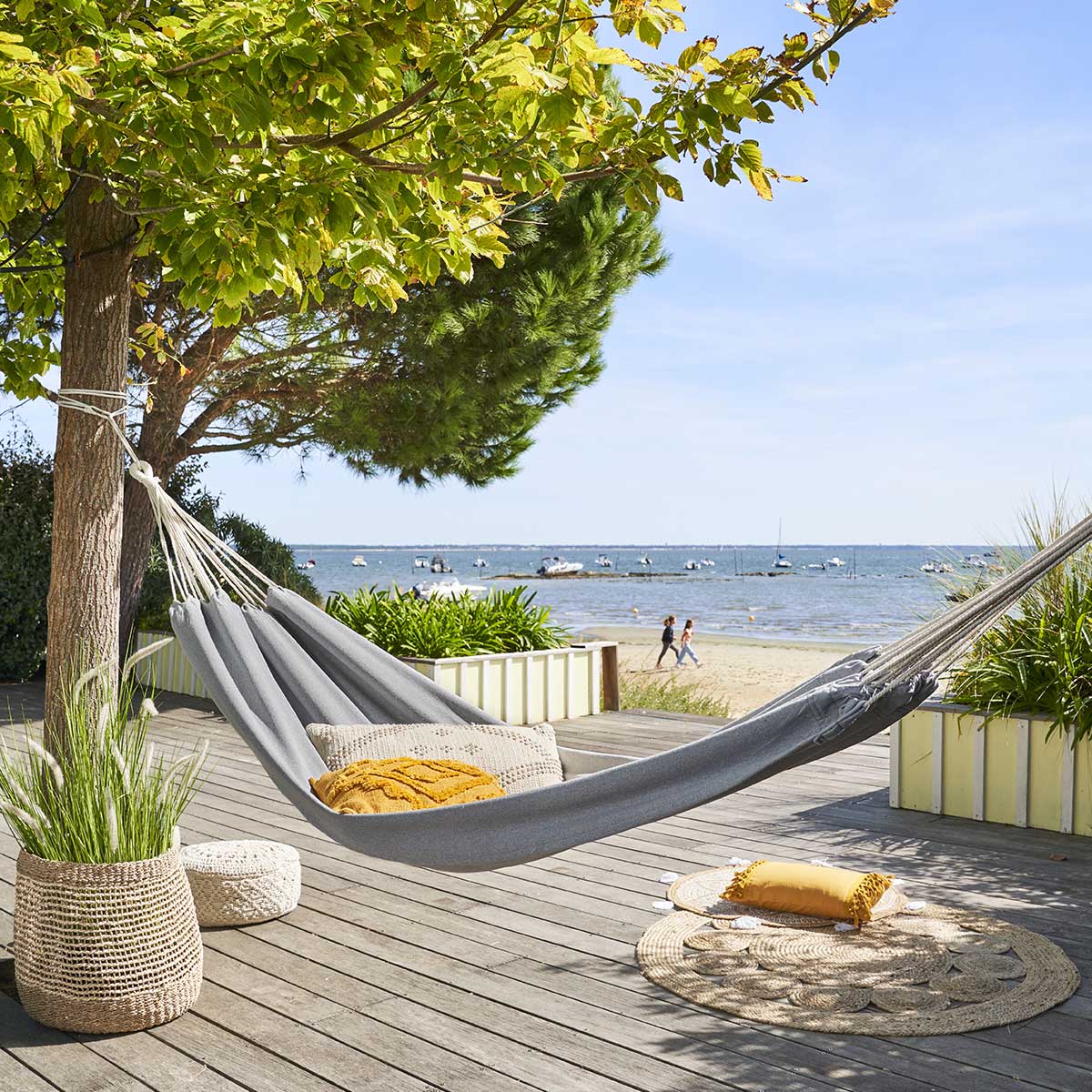 Cama de rede YAQUI p&eacute;rola sem estrutura 150x307cm