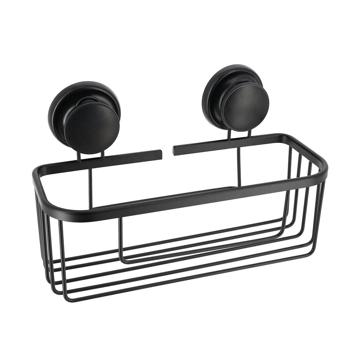 Suporte WC Preto Retangular