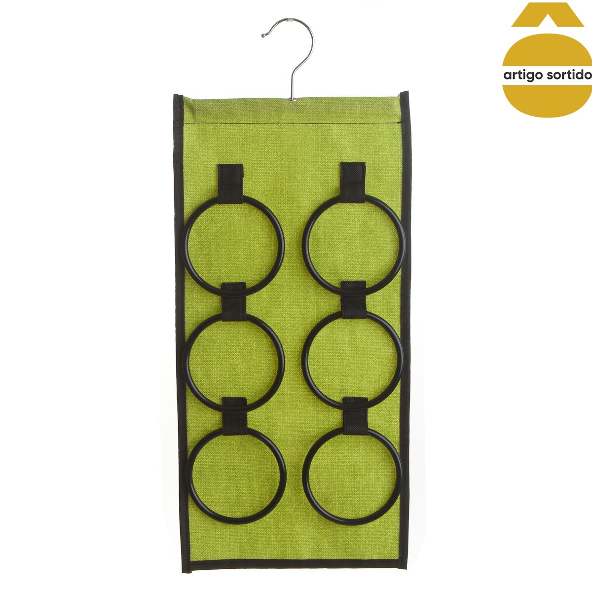 Cabide multiusos com 6 argolas
