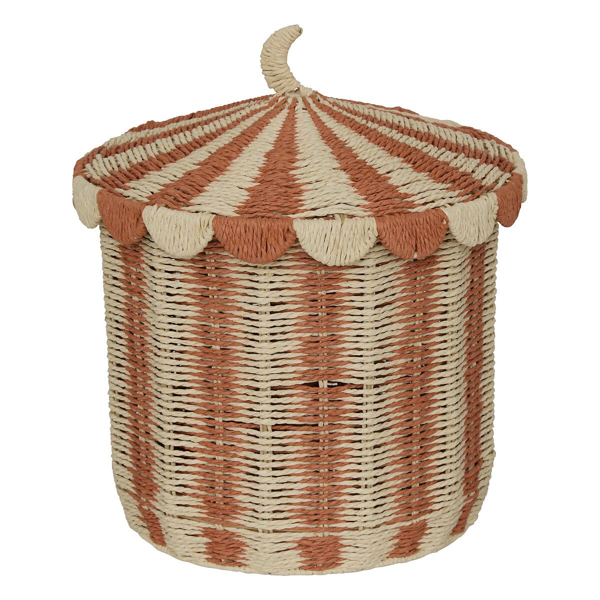 Cesto de arruma&ccedil;&atilde;o NOMADE com tampa 37,5cm