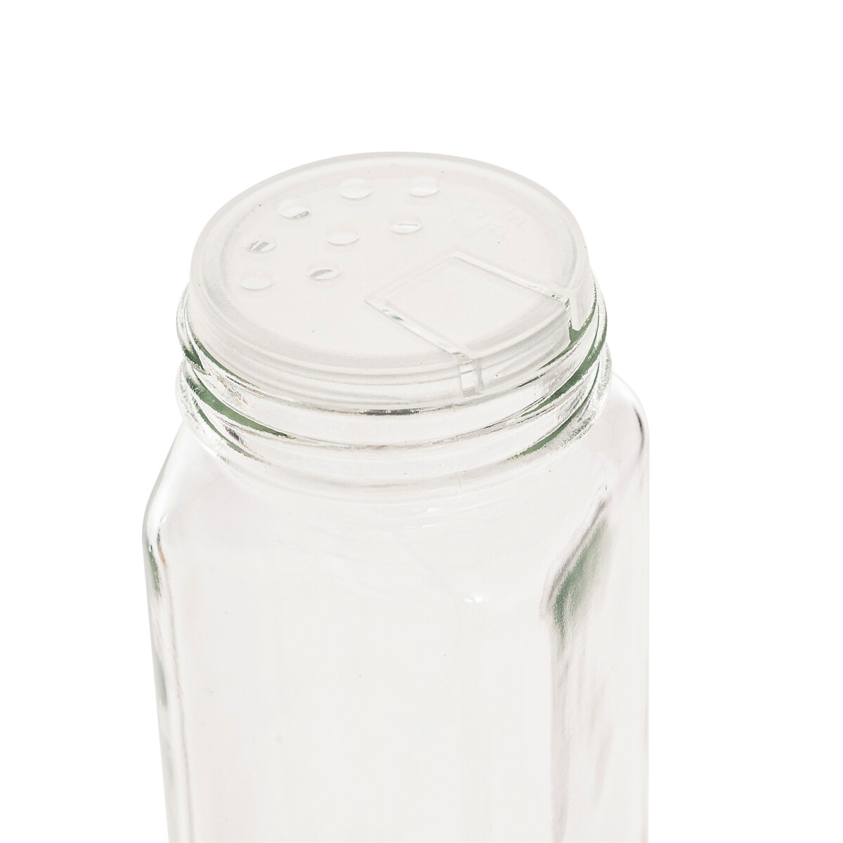 Conjunto de 6 frascos para especiarias com tampa de bambu