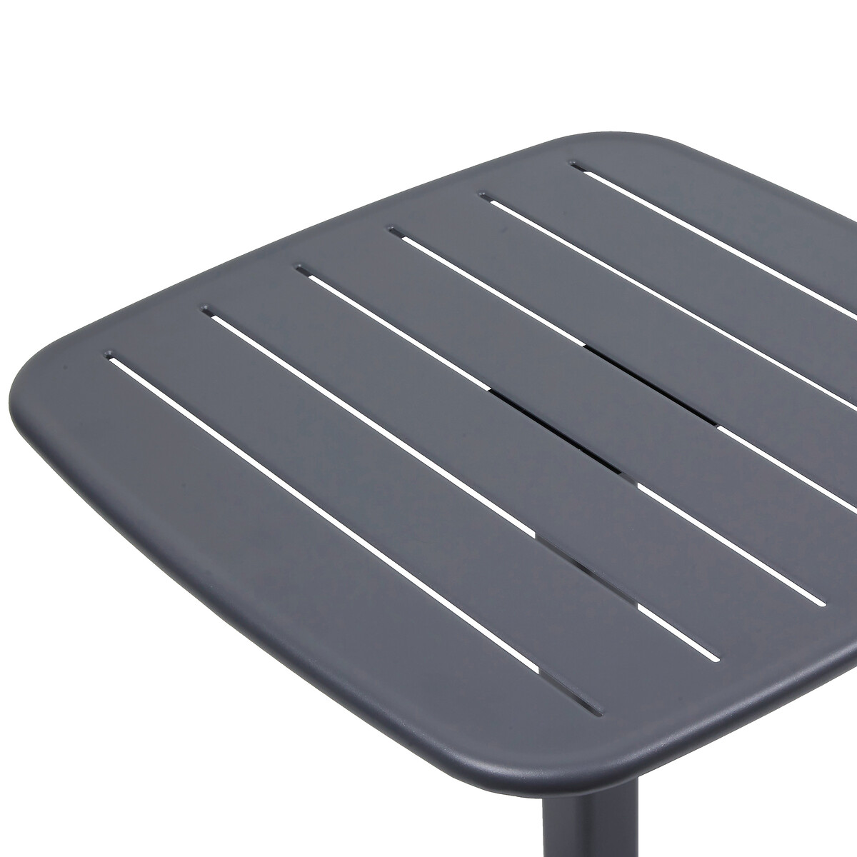Mesa quadrada ALEGORIA graphite em a&ccedil;o