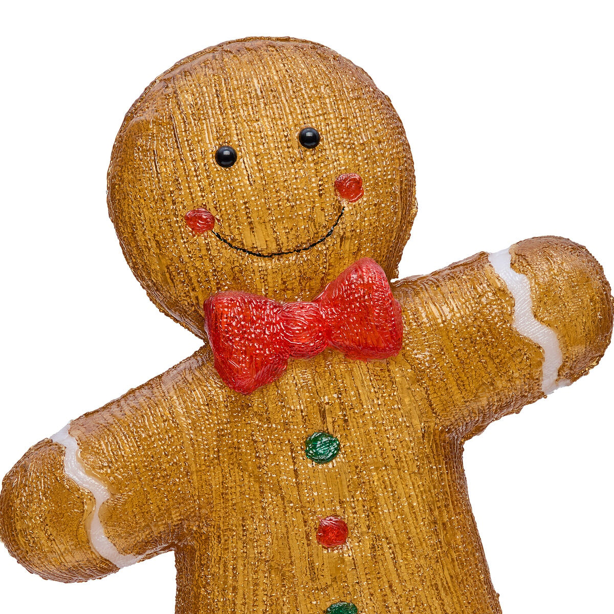 Boneco de gengibre luminoso com 60 leds