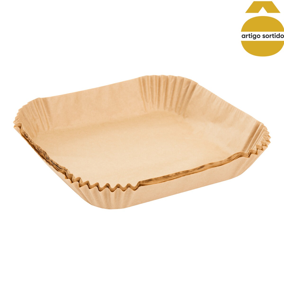 Conjunto de 50 formas papel para air fryer