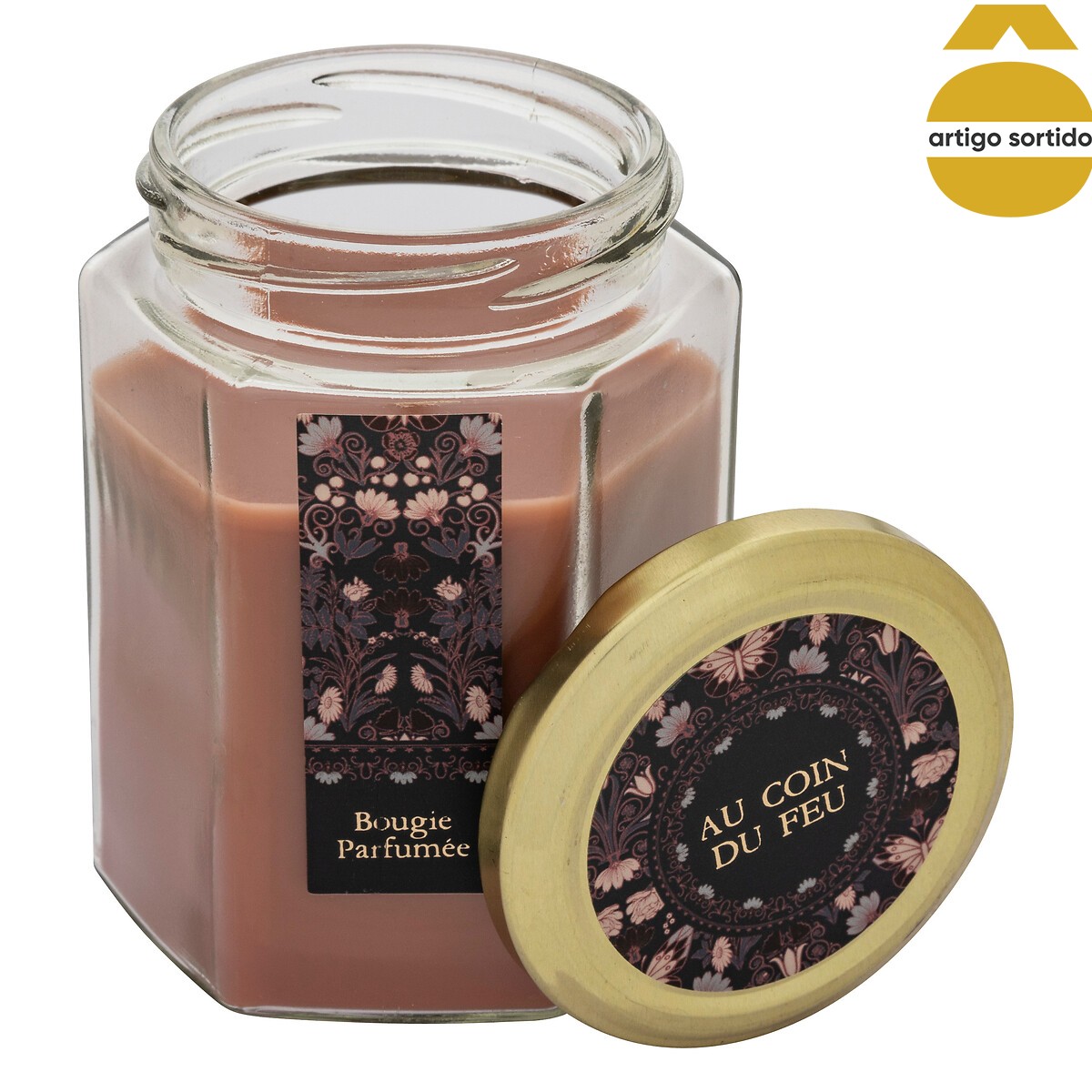 Vela perfumada em frasco vidro LIT