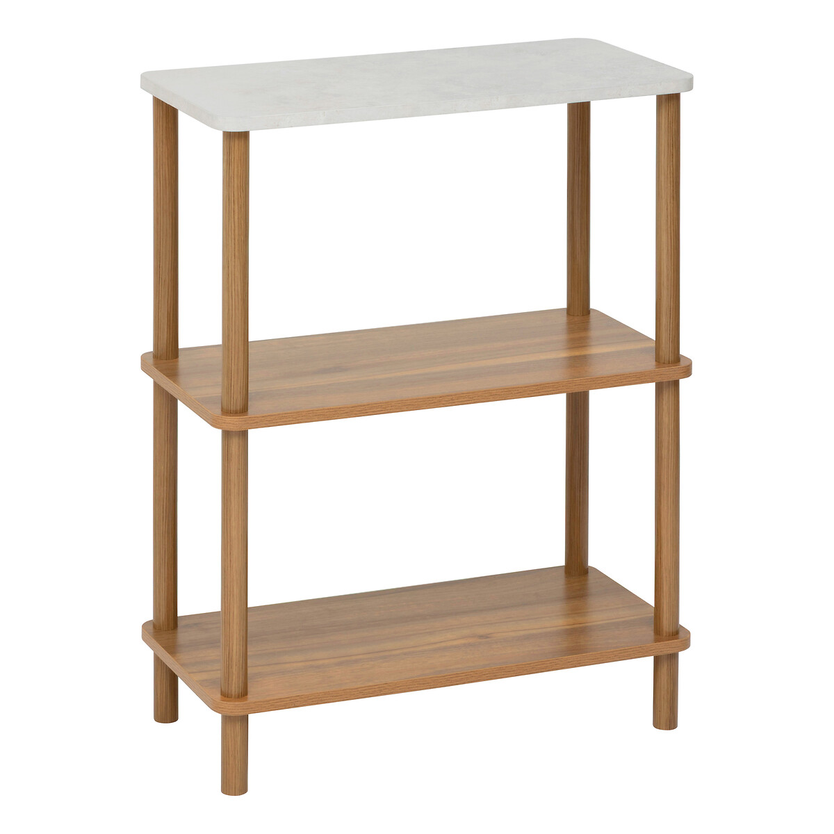 Estante COME castanho com 3 n&iacute;veis