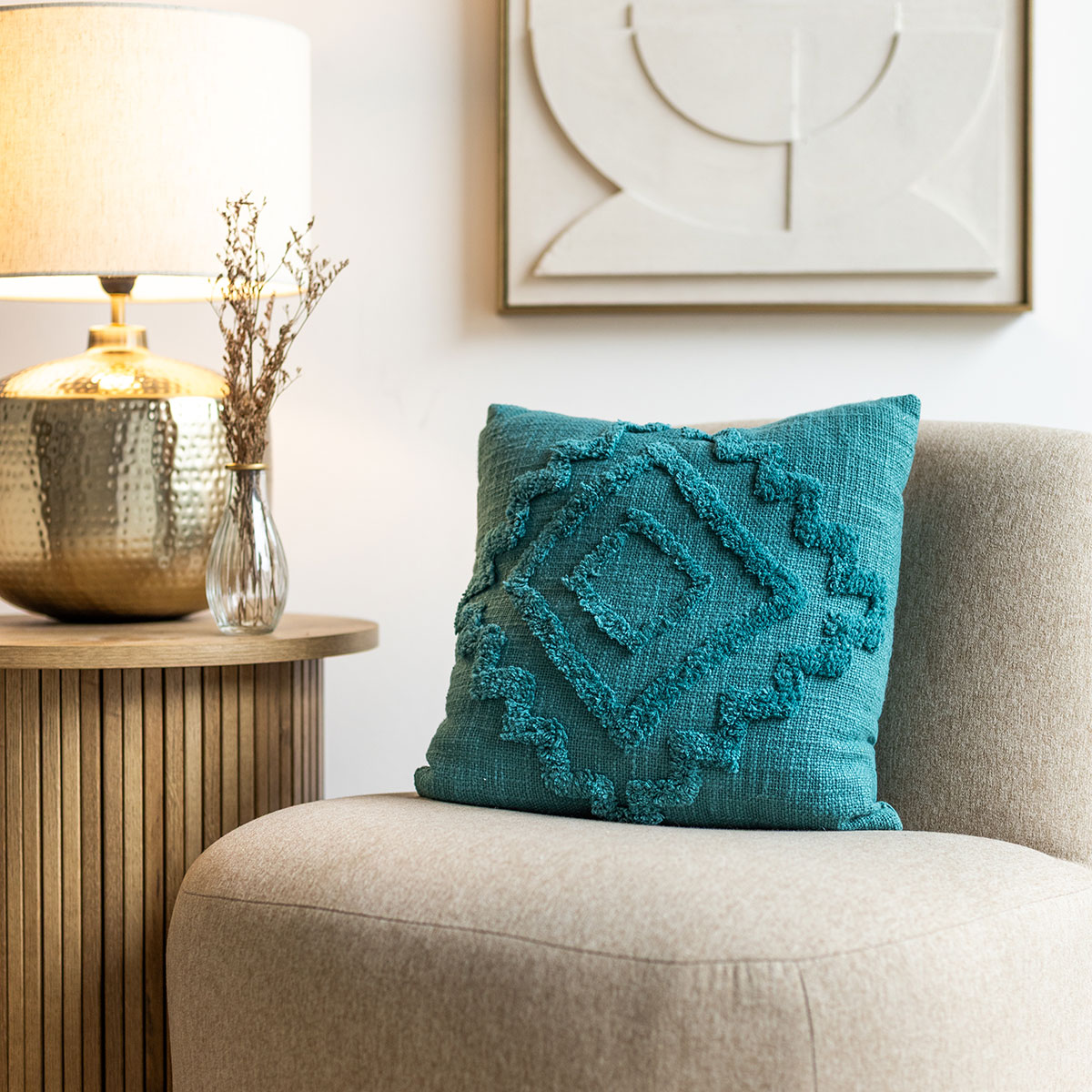 Almofada INCA azul 40x40cm