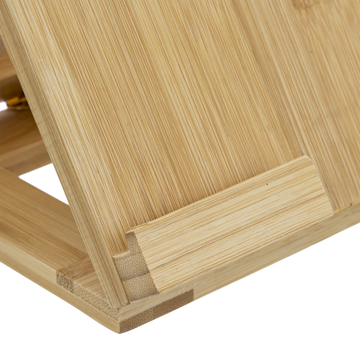 Suporte para tablet em bambu