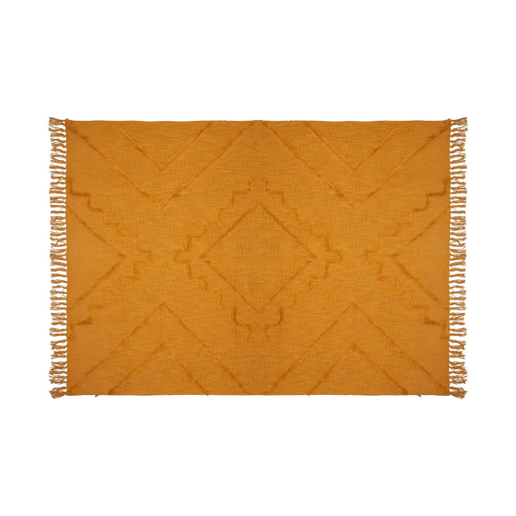 Manta INCA ocre 130x180cm