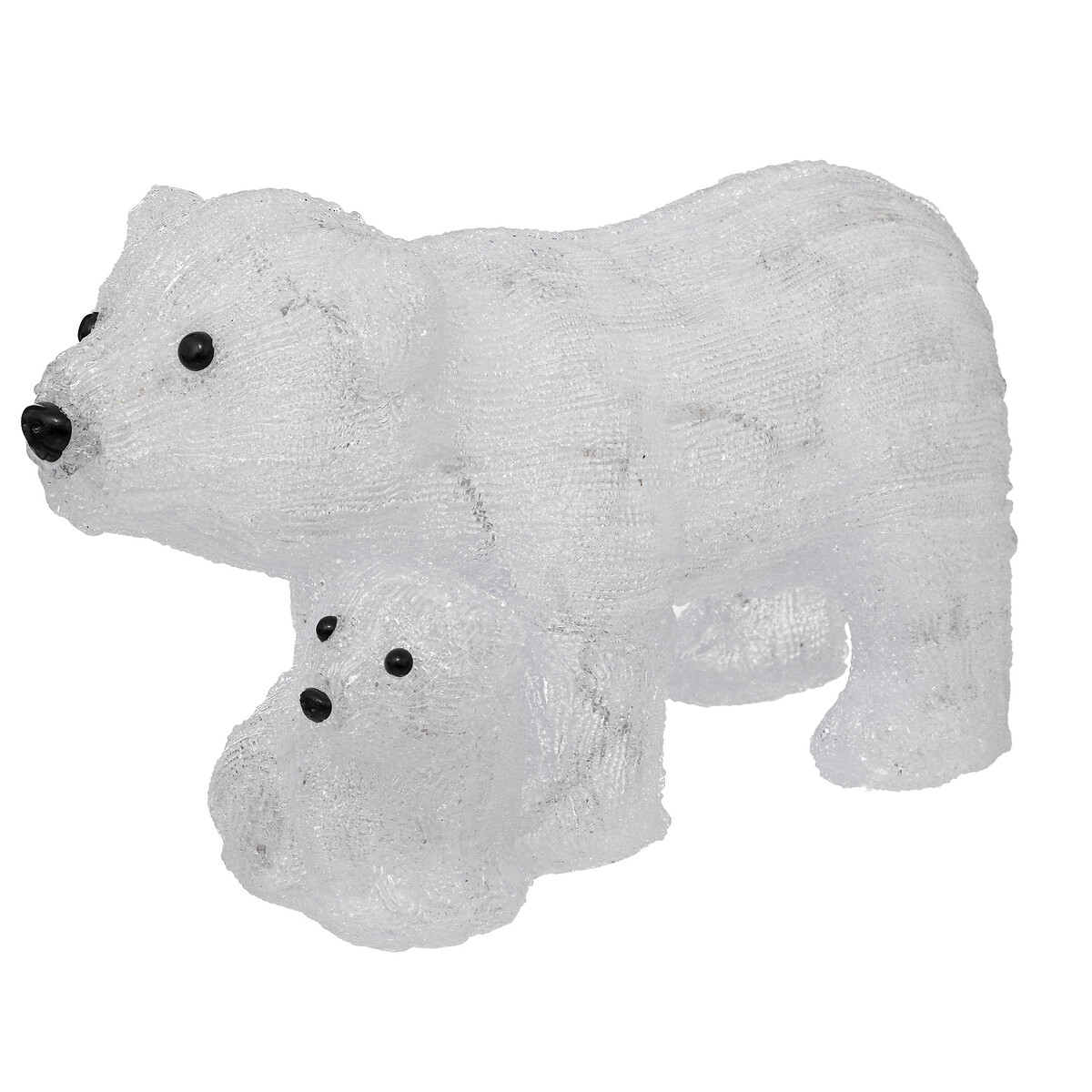 Urso Com Cria Luminoso 60 LEDs