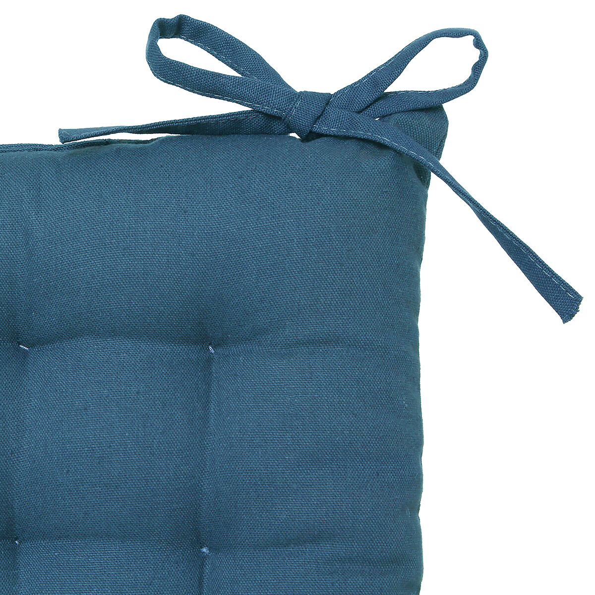 Coxim azul em algod&atilde;o 38x38cm