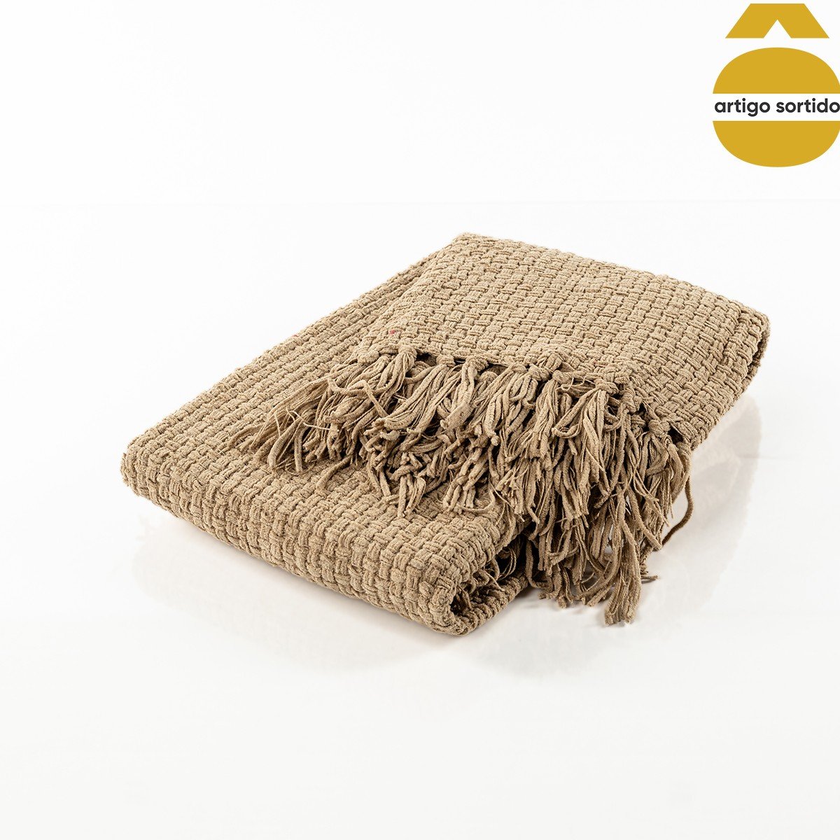 Manta com franjas 127x152cm