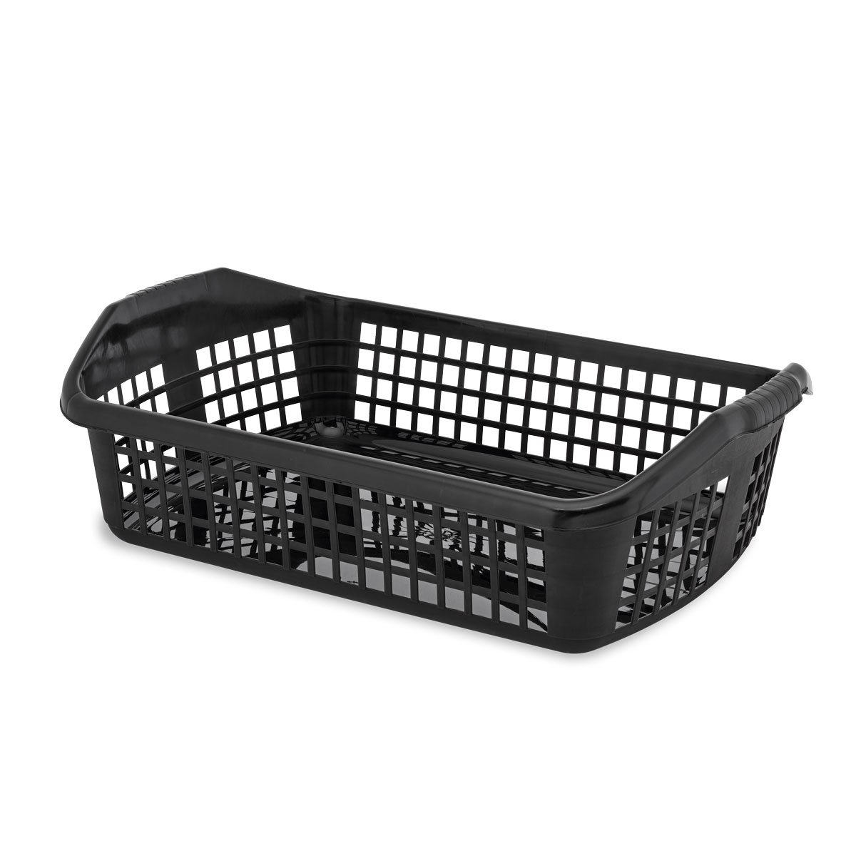 Cesto para roupa baixo cinza 25l