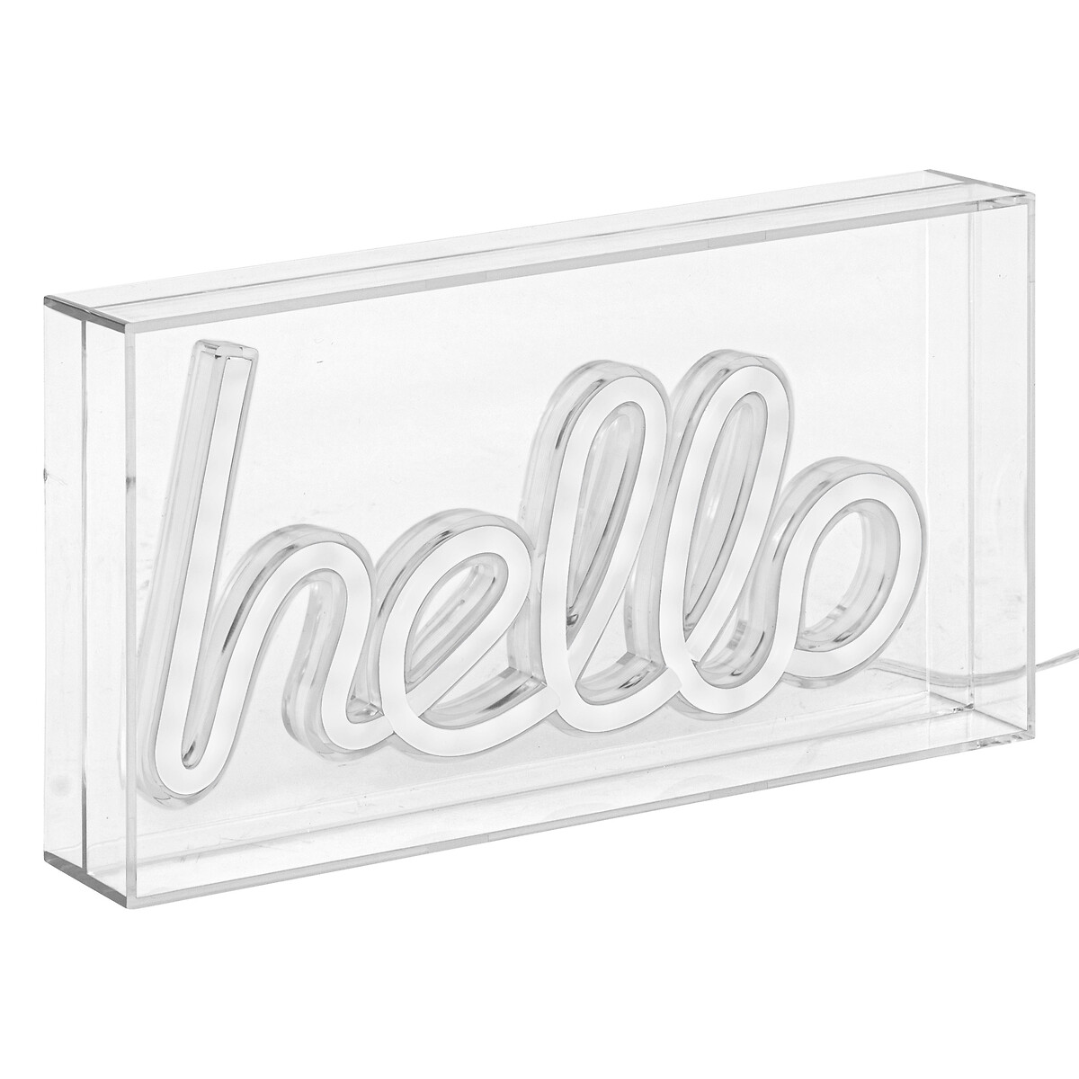 Decora&ccedil;&atilde;o de mural led Neon hello